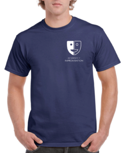Unisex T-Shirt Metro Blue - Front