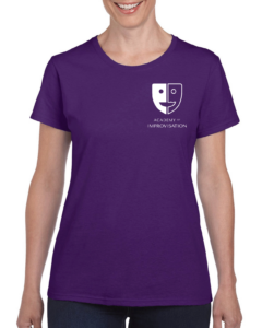 Ladies T-Shirt Purple - Front